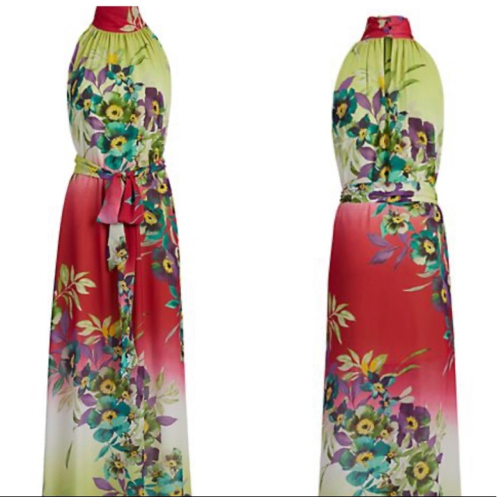 NY&CO Floral Halter Maxi Dress